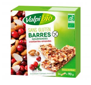 BARRE CEREALES AMANDES CRANBERRIES