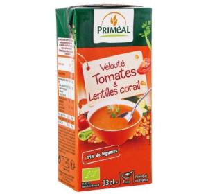 VELOUTE TOMATES LENTILLES CORAIL FR 33CL