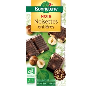 CHOCOLAT NOIR AUX NOISETTES ENTIERES