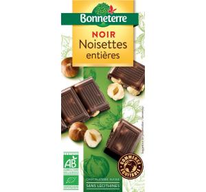 CHOCOLAT NOIR AUX NOISETTES ENTIÈRES