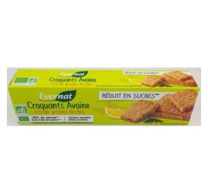 CROQUANTS AVOINE CITRON GRAINES DE CHIA