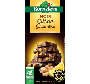 CHOCOLAT NOIR AU CITRON ET GINGEMBRE