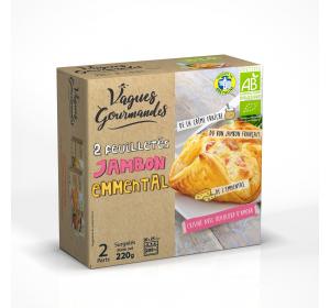 FEUILLETES JAMBON EMMENTAL X2