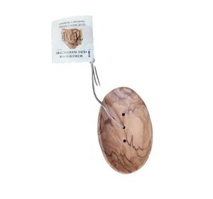 PORTE SAVONNETTE OVALE EN OLIVIER