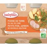 2 POTS PDT PETITS POIS JAMBON