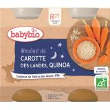 BONNE NUIT CAROTTE QUINOA  2 PETIT POT