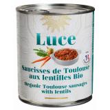 SAUCISSE DE TOULOUSE AUX LENTILLES