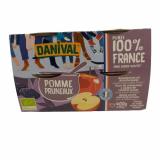 DANIVAL POMME PRUNEAUX X4