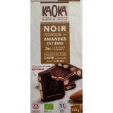 CHOCOLAT NOIR AMANDES ENTIERES